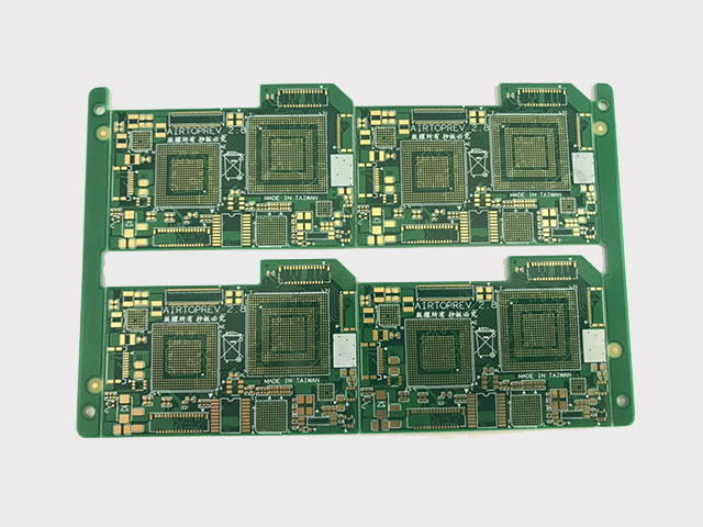6层绿油埋盲孔PCB板