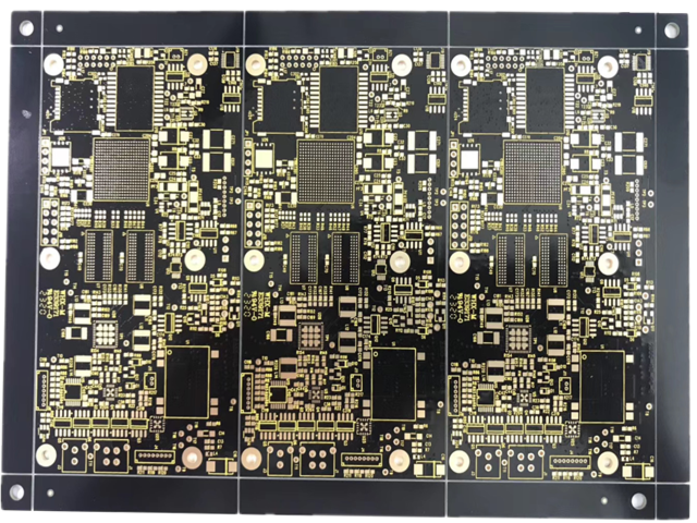 12层黑油沉金PCB
